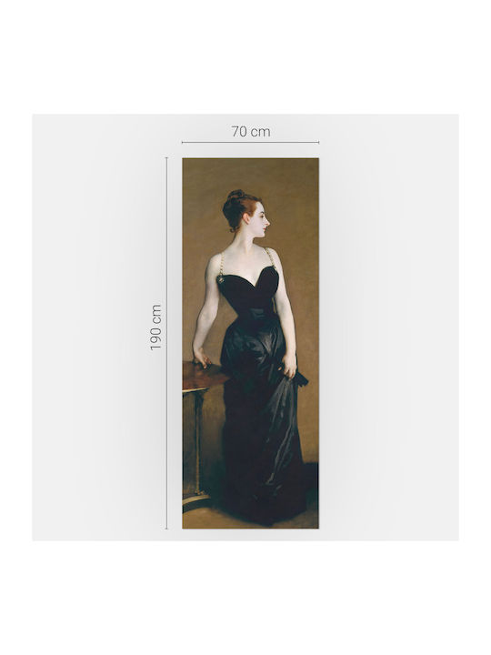 Wandsticker Magnetisches Kühlschrankcover Design Elegante Figur Kleid 70x190 cm