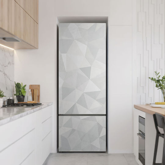 Wandsticker Magnetisches Kühlschrank Cover Polygon Design 3d 70x190 Cm Wandsticker Magnetisches Kühlschrank Cover Polygon Design 3d 70x190 Cm