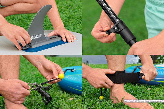 Bestway Journey Inflatable SUP Board with Length 2.74m Turquoise