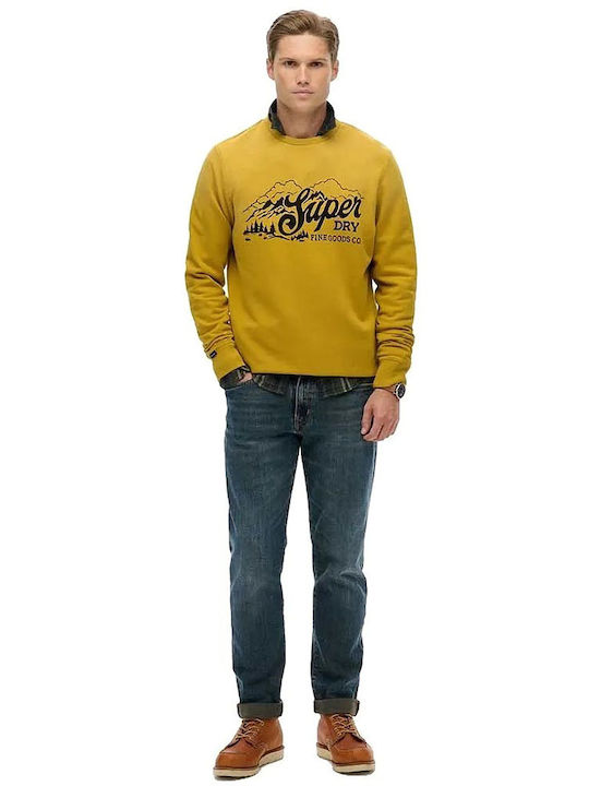 D2 Ovin Sweatshirt Oil Yellow