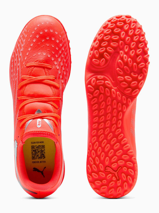 PUMA Future Football Shoes with Molded Cleats Red