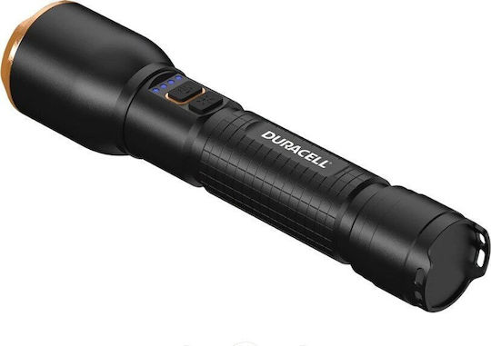 Duracell Rechargeable LED Flash Light IP54 with Maximum Brightness 3000lm