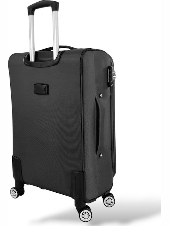 Jetbags Rz8024 Σετ Υφασμάτινες Βαλίτσες Ταξιδιού 3τμχ 4 Ρόδες & Κλειδαριά Κόκκινο