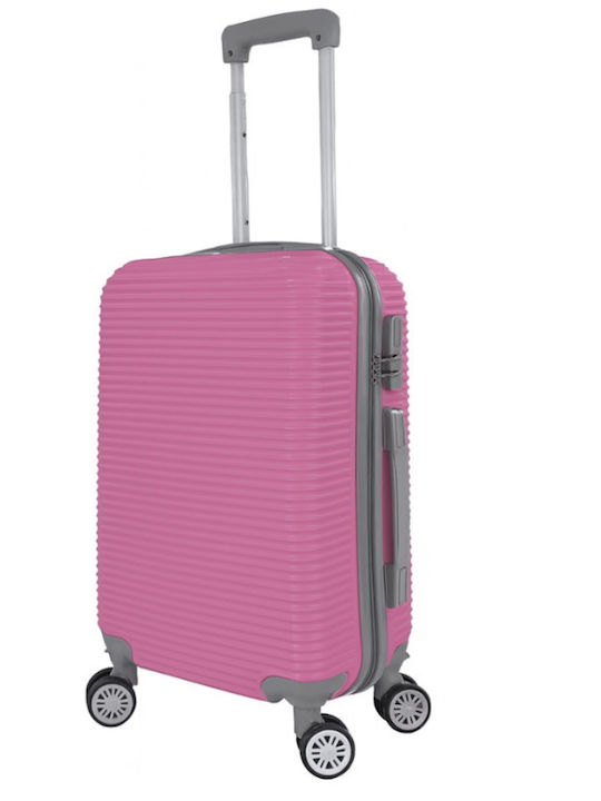 Ormi R50 Cabin Hard Pink Travel Suitcase 4 Wheels Height 55cm