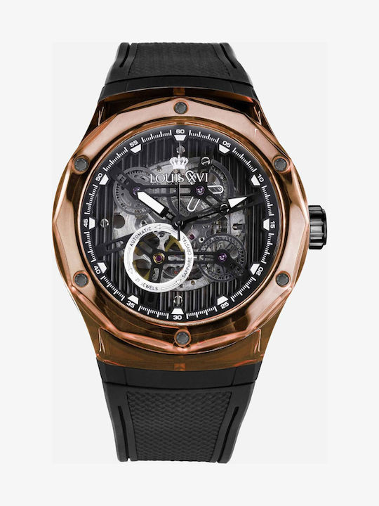 Louis XVI Watch Battery with Rubber Strap Louis XVI Watch Battery with Rubber Strap