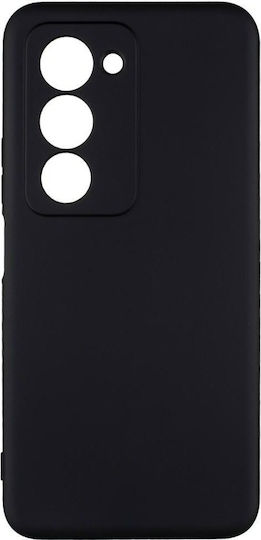 Beline Umschlag Rückseite Silikon Schwarz (Redmi 15)