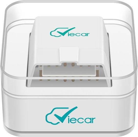 Viecar Multibrand Diagnostic Interface Dual Bluetooth 4.0 White Dedicated App iOS Android