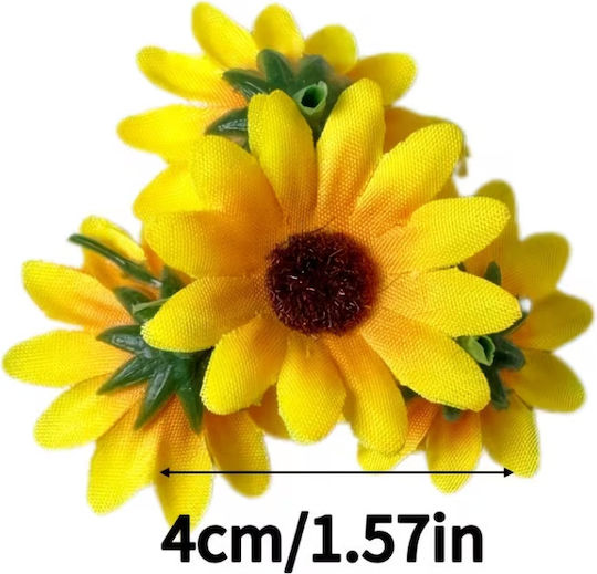 25 Pieces Plastic Daisies 4cm