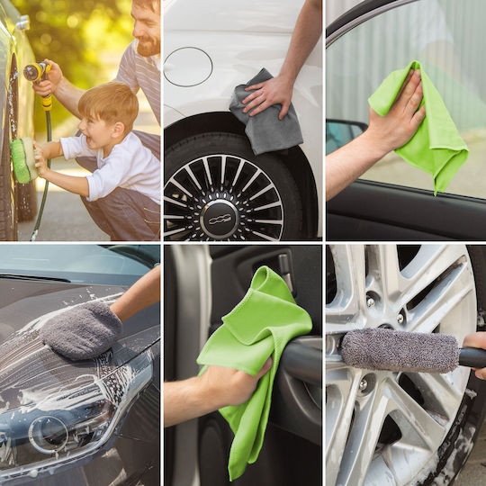 Car Sponge Set Microfiber 9 Pieces Set