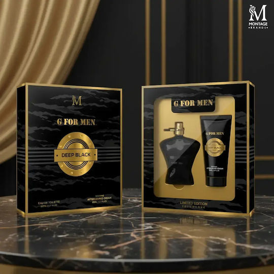 Elegant Touch G For Men Deep Black Men's Set with Eau de Toilette