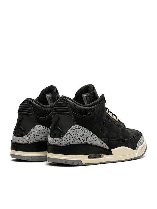 Air  3 Retro Sneakers Off Noir