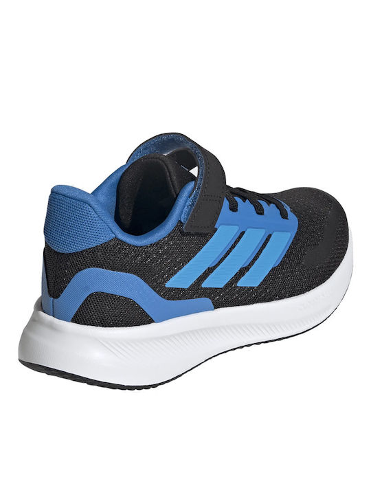 Runfalcon 5 El C Kids Sports Shoes Running with Hoop & Loop Closure Black