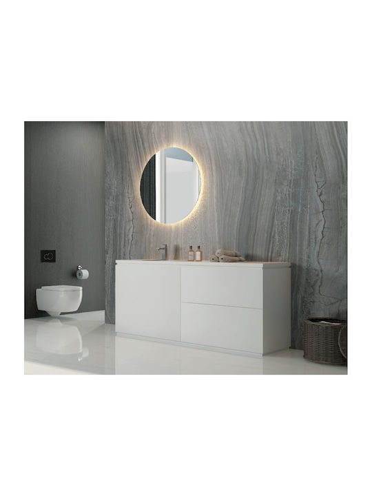 Luminor Idol Στρογγυλός Καθρέπτης Μπάνιου Led 50x50cm