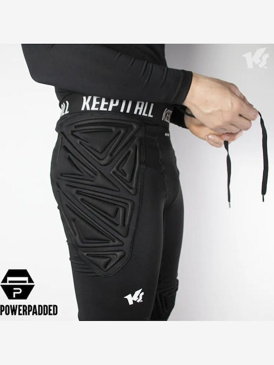 KEEPERsport Men's Sports Long Leggings Black