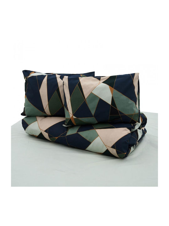 Heinner Set Huse Pentru Pilote 100% Bumbac 200x220cm Dublu Cu 2 Fețe De Pernă & 1 Cearceaf Enzo