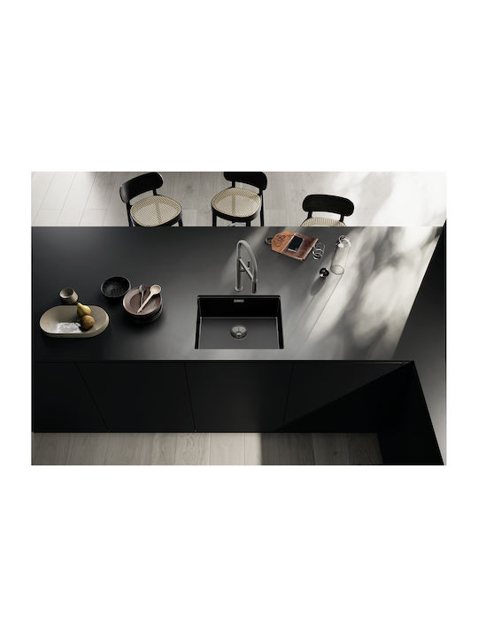 Blanco Undermount Sink Inox with Faucet W54xD44cm Gray