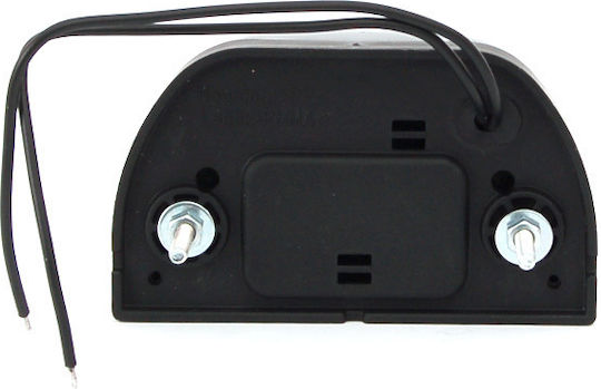 Led License Plate Light Was Adr 3 Smd Led 12 24 V 2 Functions Black Housing 1 Piece