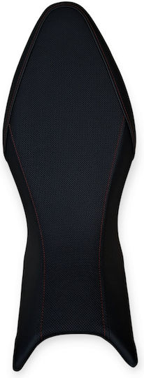Dorsoduro750 Aprilia Anti-Slip Seat Cover Red Stitches