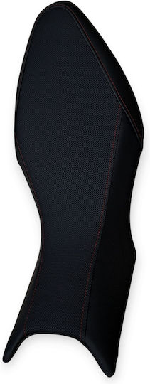 Dorsoduro750 Aprilia Anti-Slip Seat Cover Red Stitches