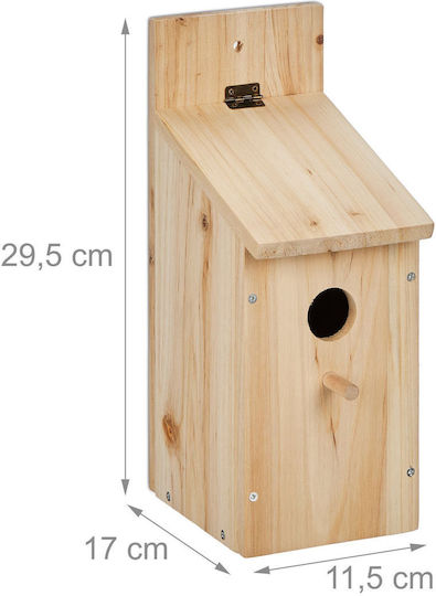 Vogelnest Relaxdays 29,5 X 11,5 X 17 Cm