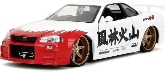 Set Figurină Metalică 6cm Nissan Skyline Gtr Mașină Scară 1:24