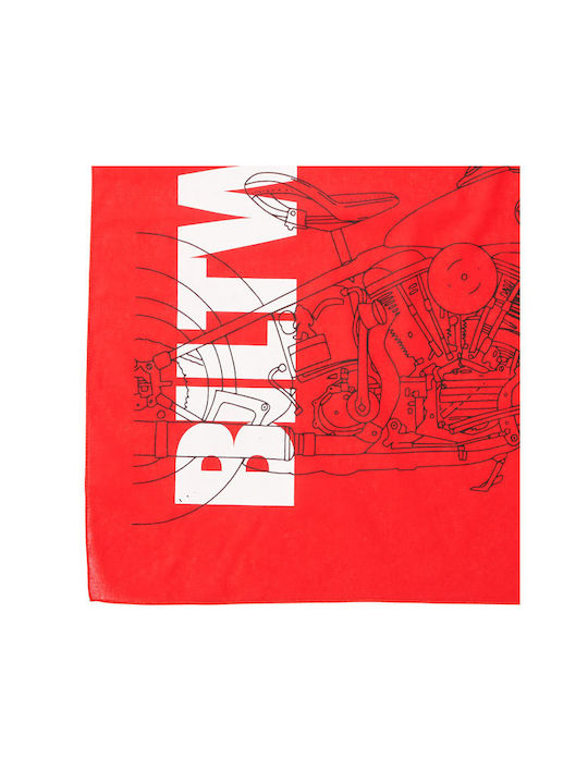 Biltwell Бандана Pan Червена 55,8 Cm X 55,8 Cm Bandana Red