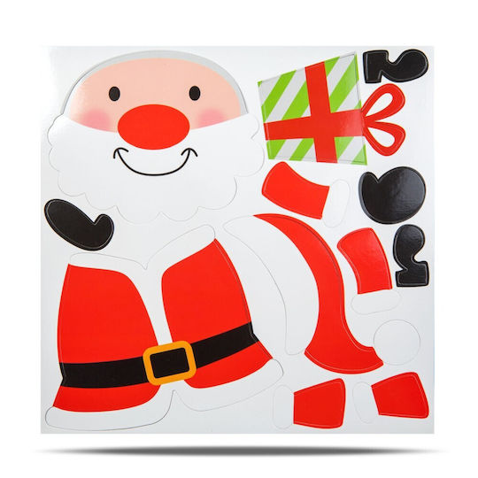 Magnet de frigider de Crăciun Moș Crăciun 40 X 25 cm