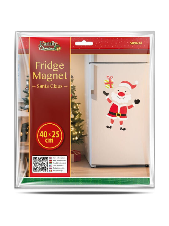 Christmas Fridge Magnet Santa Claus 40 X 25 Cm
