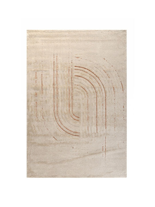 Tzikas Carpets Elio Σετ Μοντέρνα Χαλιά Κρεβατοκάμαρας Μπεζ 354-0-335-66856-070 3τμχ