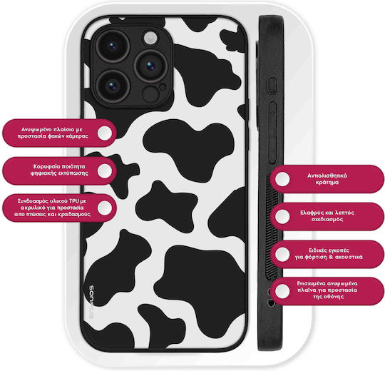 Калъф Sonique Animal Print Series Xiaomi Xiaomi 17 Pro Max 5g Крава 01