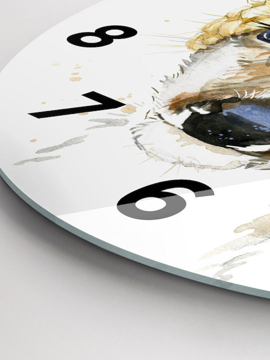 Tulup Kids Glass Wall Clock