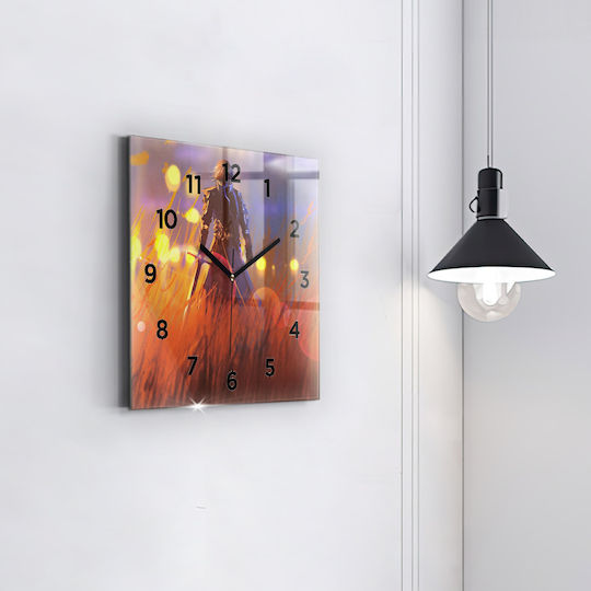 Tulup Детски стенен часовник Стъкло 30x30см
