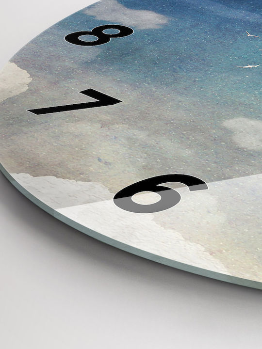 Tulup Kids Glass Wall Clock