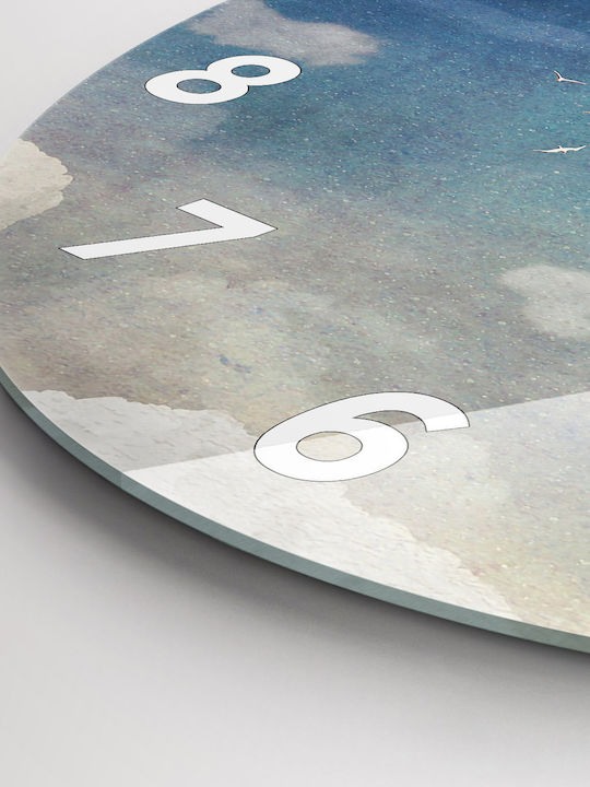 Tulup Kids Glass Wall Clock
