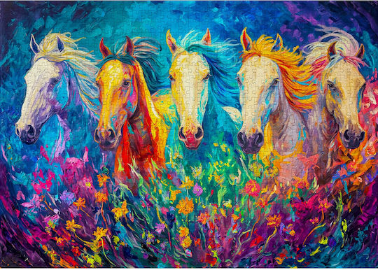 Bright Galloping Puzzle 2D 1000pcs