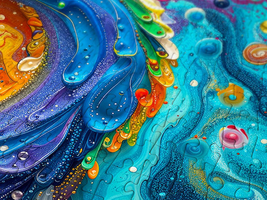 Marble Feathers Puzzle 2D 1000pcs