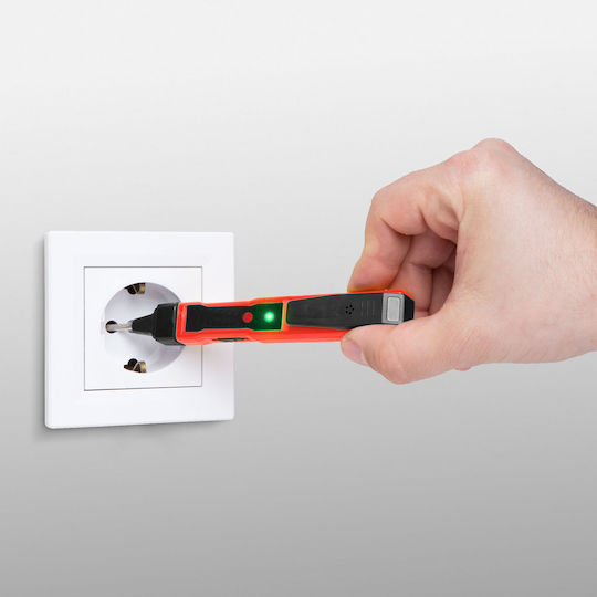 Phase Tester Pen Contactless Function Light Sound Feedback 70-250 V AC Battery Powered