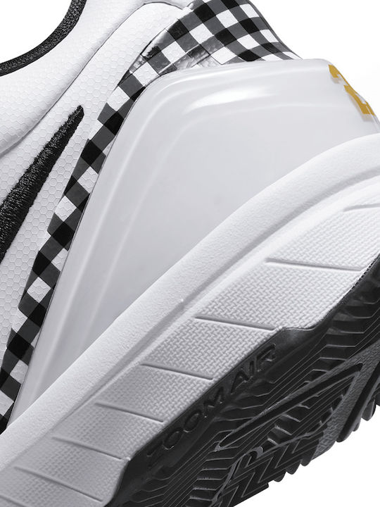 Kobe 4 Protro Pantofi de baschet White / Black / Metallic Gold / Bright Emerald