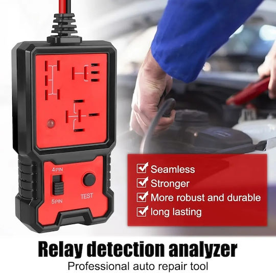 Auto Relais Kabeltester LED-Indikator Techstar Cnbj707 Kompatibel 4 5 Pins