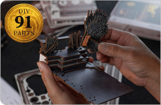 Revell Παιχνίδι Κατασκευών 3D Puzzle: Iron Throne - Game of Thrones: Tiny Adventures LED