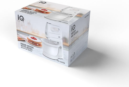 IQ Μίξερ με Πλαστικό Κάδο Λευκό 400W