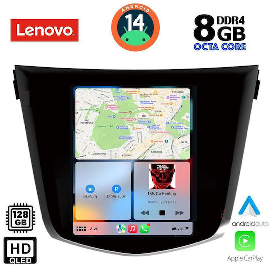 Lenovo Car Audio System for Nissan Qashqai / X-Trail 2014-2021 (Bluetooth/USB/WiFi/GPS/Apple-Carplay/Android-Auto)