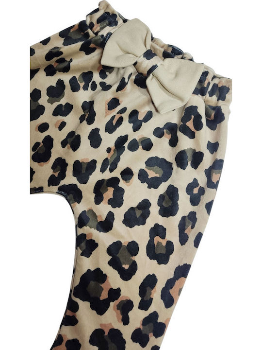Serafino Baby Bodysuit Beige Leopard Serafino Baby Bodysuit Beige Leopard