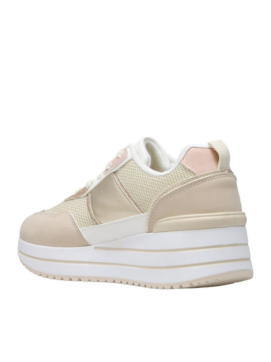 Γυναικεία Sneakers Μπεζ