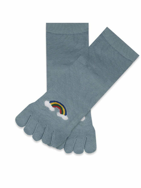 Ytli Κάλτσα Δάχτυλα Toe Socks Σχέδια Rainbow Ytli Κάλτσα Δάχτυλα Toe Socks Σχέδια Rainbow