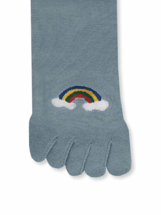 Ytli Κάλτσα Δάχτυλα Toe Socks Σχέδια Rainbow
