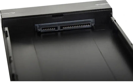 Твърд диск кутия 2.5" SATA III с връзка SATA / USB 3.0 в Черен цвят