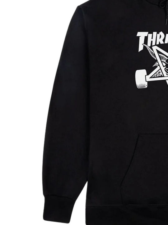 Thrasher Black with Hood