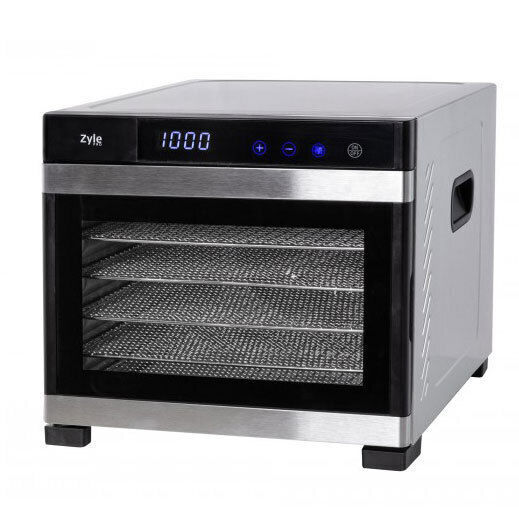 Zyle Professional Medium Dehydrator 6 Trays Дехидратор на храна с 6 Рафтове и Регулируема Температура