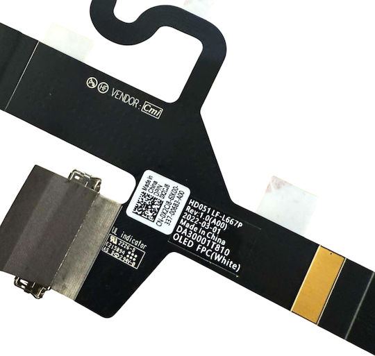 Flex Cable Screen for Laptop Dell XPS 15 9520, 9530, Precision 5570, M5570